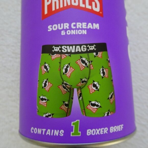 SWAG Pringles Sour Cream Chips Boxer Briefs Size XL - Picture 3 of 8